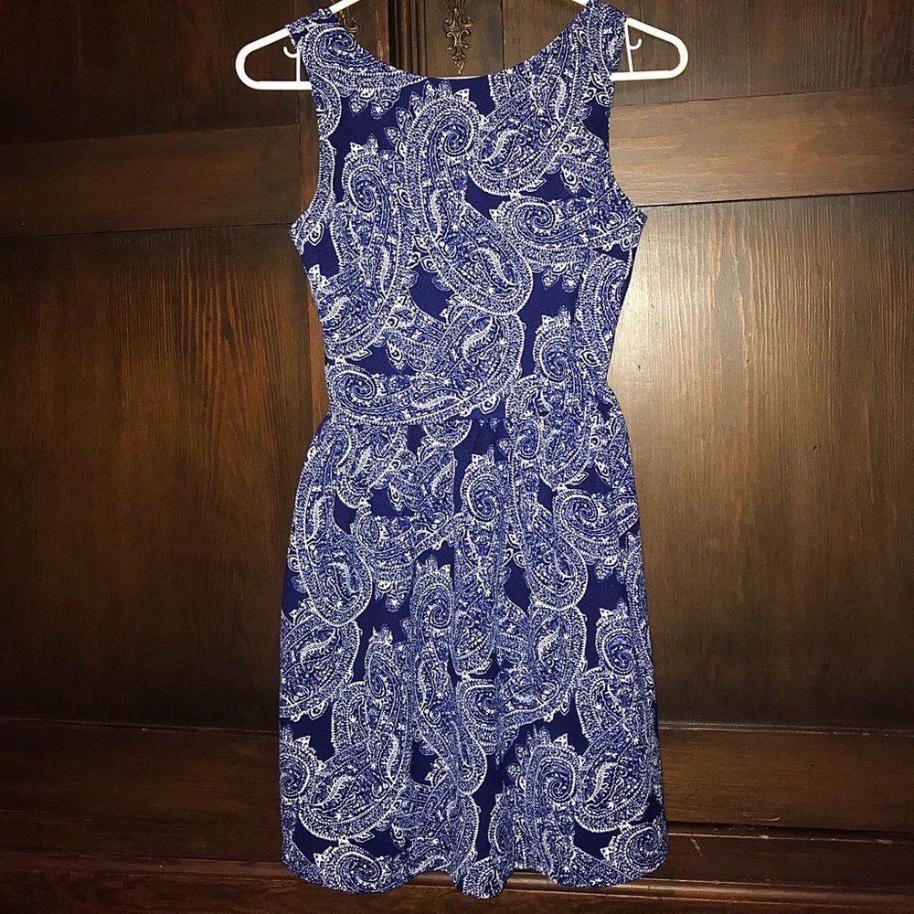 Open back spring dress
